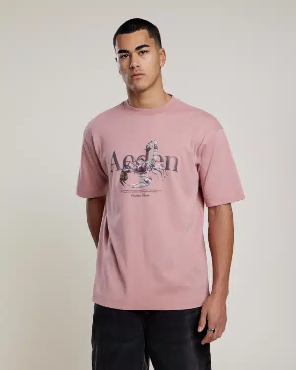 Aeden T-shirt - Maxton Tee Ash Rose