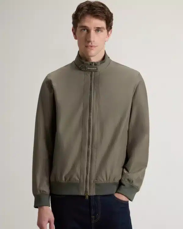 Woolrich Jas - Spring Lewis Bomber Smokey Olive