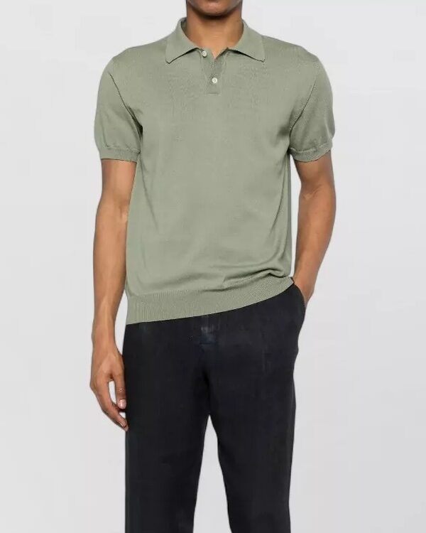 Woolrich Polo - Knitted Polo Faded Smokey Olive