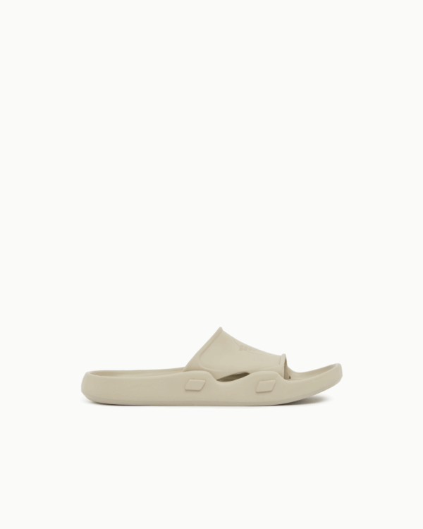Emporio Armani - Contoured PVC Eagle Sliders Plaza