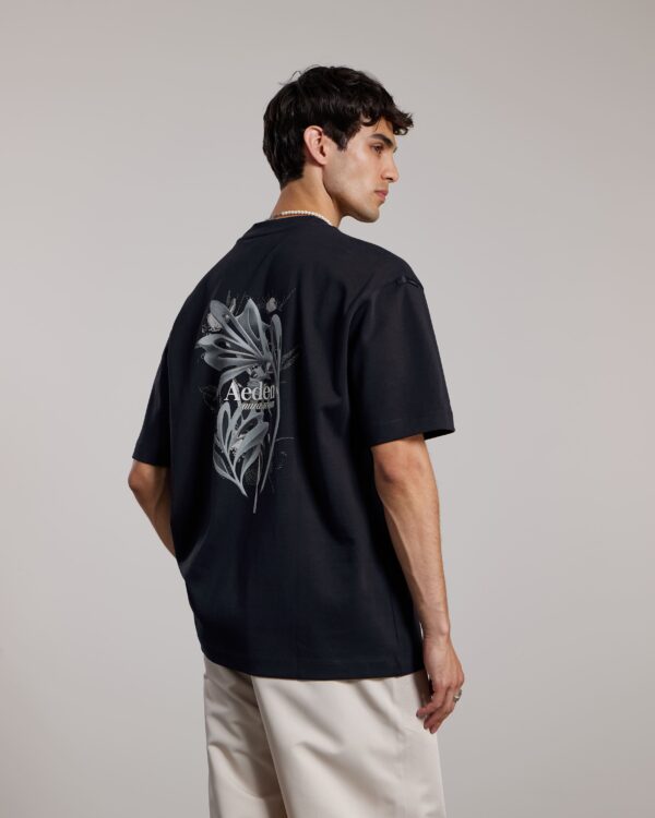 Aeden T-shirt - Ash Tee Black