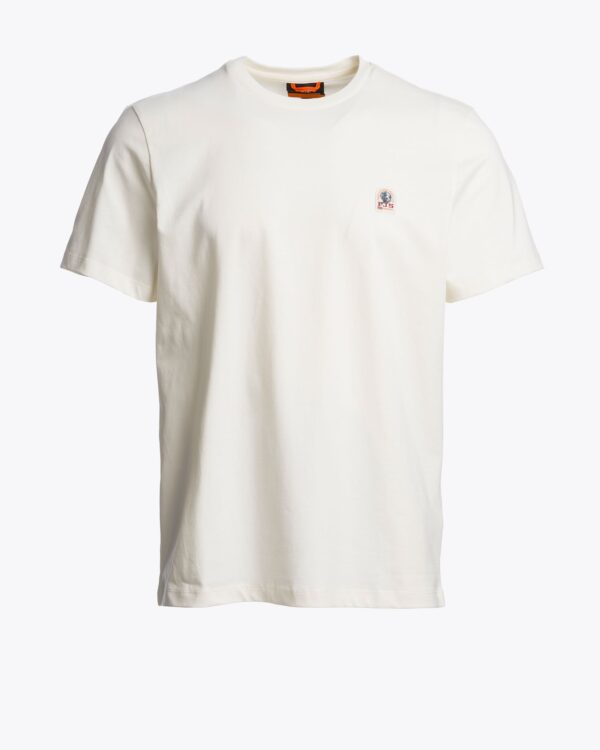 Parajumpers T-shirt - Patch Tee Man Warm Ivory