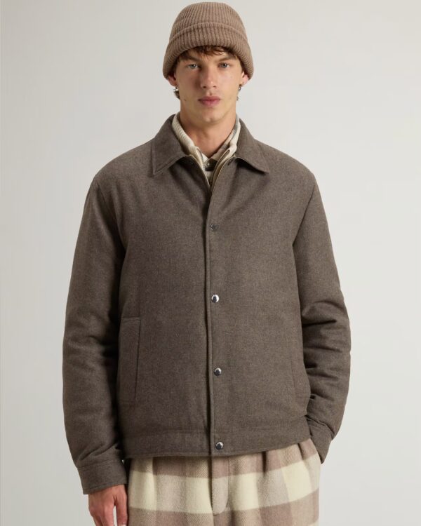 Woolrich Jas - Wool Keating Shirt Jacket Falcon