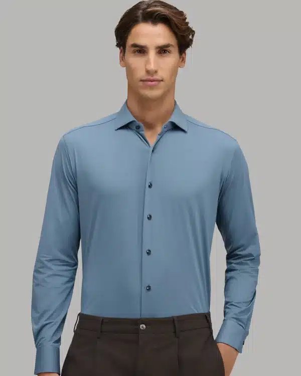 Xacus Overhemd – Active Tailor Steel Blue