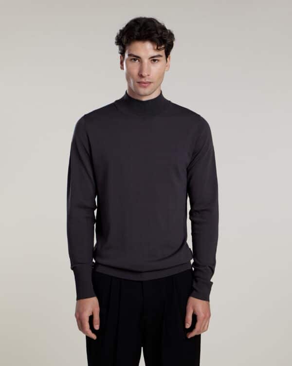 Aeden Trui – Normanos Knit Dark Shadow