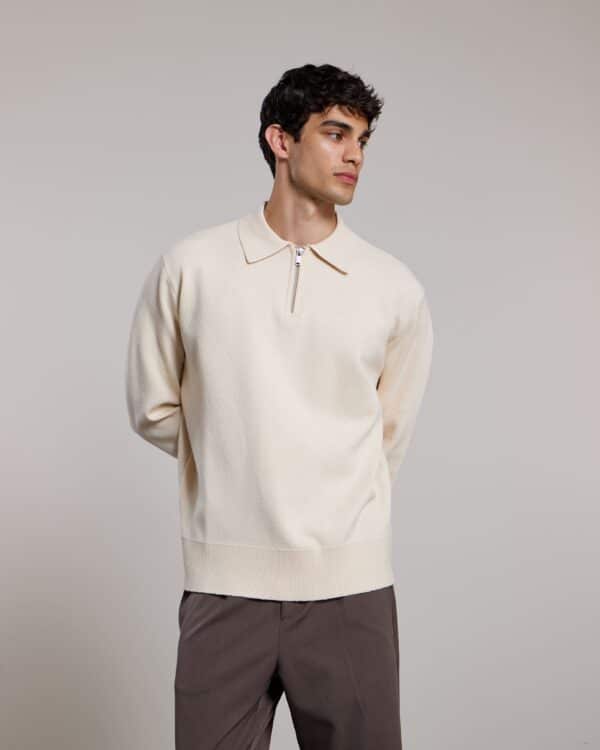 Aeden Trui - Sable Sweater White Cap Grey