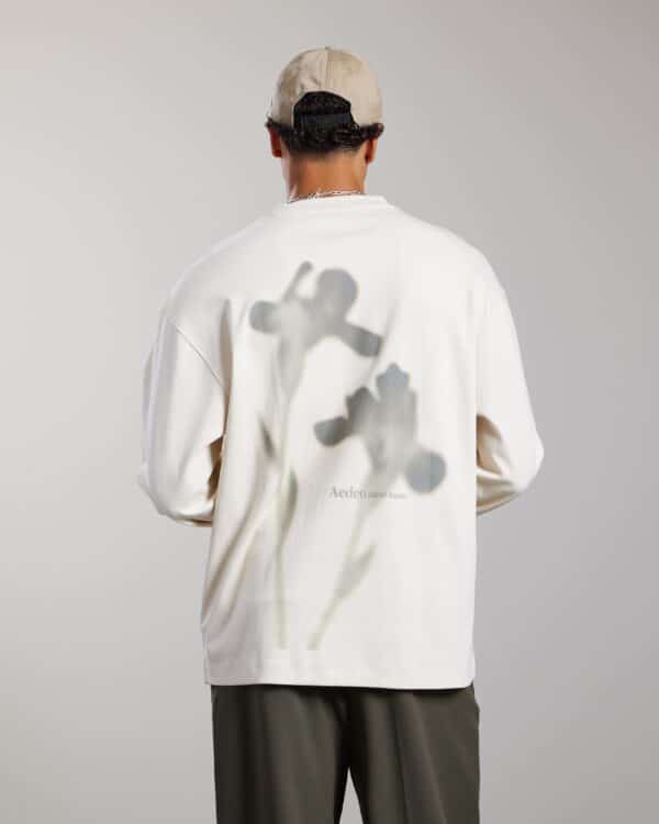 Aeden Shirt - Toine Long-Sleeve White Cap Grey