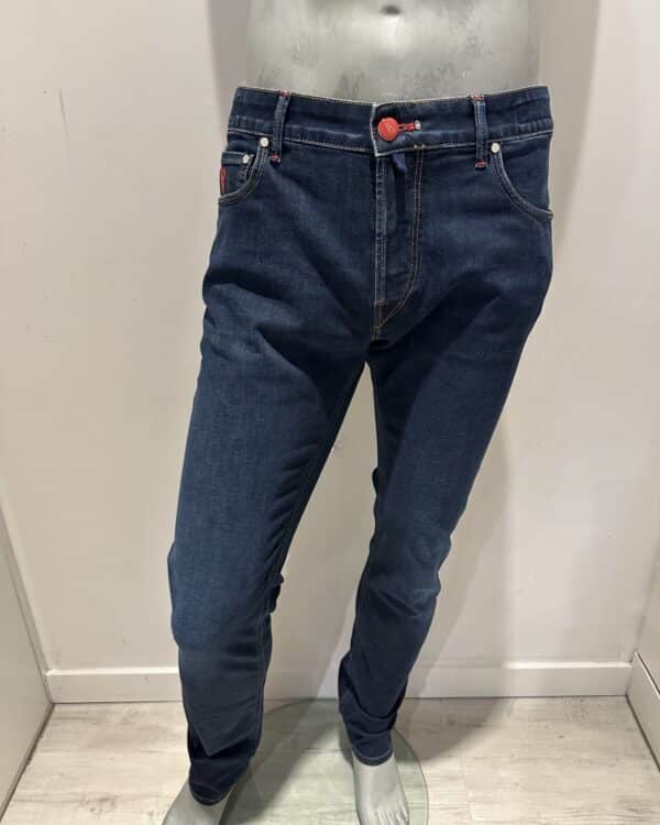 Handpicked Jeans – Ravello Dark Blue Red Stitch Wash 1