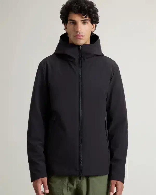 Woolrich Jas - Soft Shell Pacific Jacket Black